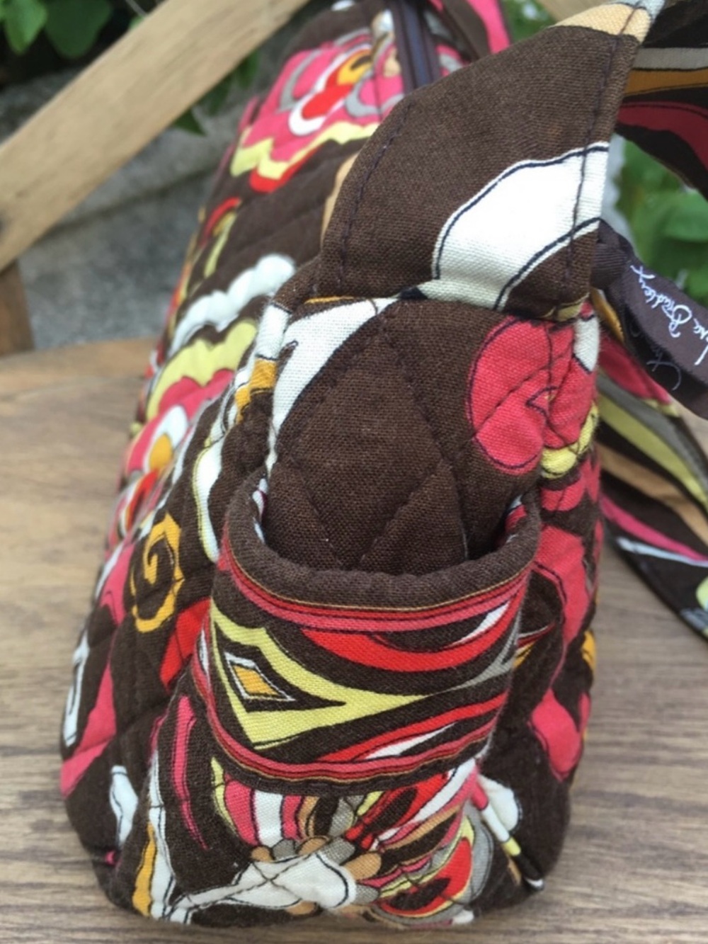 Vera Bradley Quilted Floral PUCCINI pattern Shoulder Bag - Picture 3 of 8